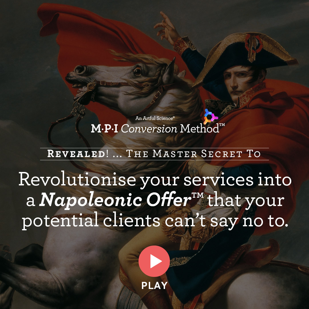 Digital marketing using the Napoleonic Model.