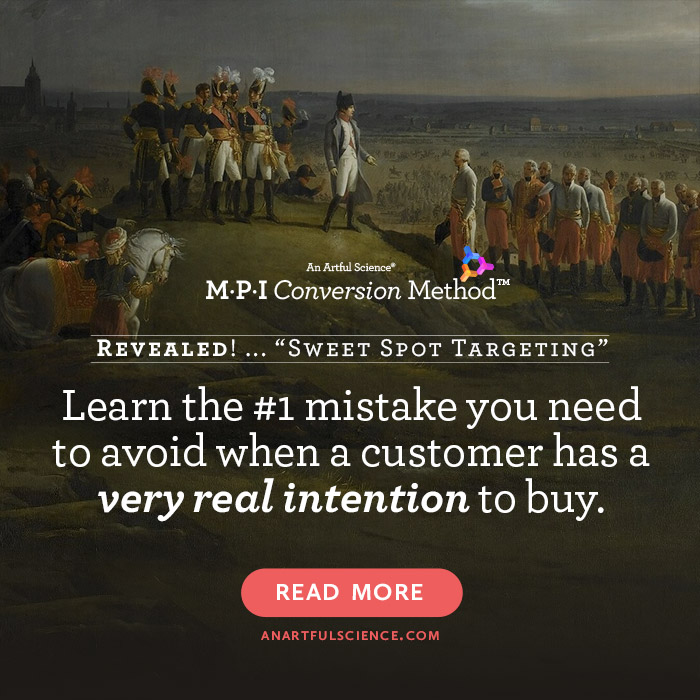 Learn the #1 mistake you need to avoid when a customer has a very real intention and desire to buy.