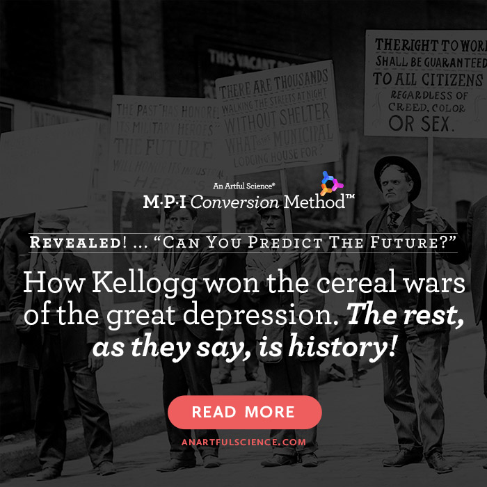 Why Advertising Is Important. How Kellogg won the cereal wars of the great depression. The rest, as they say, is history.