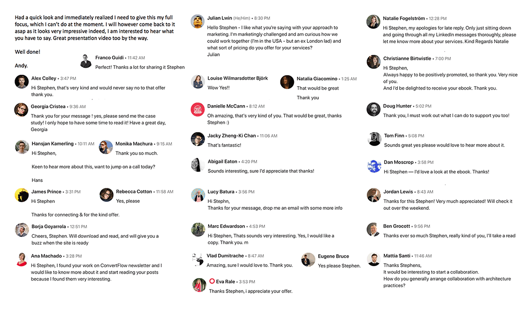 Client reviews.  https://anartfulsciene.com/