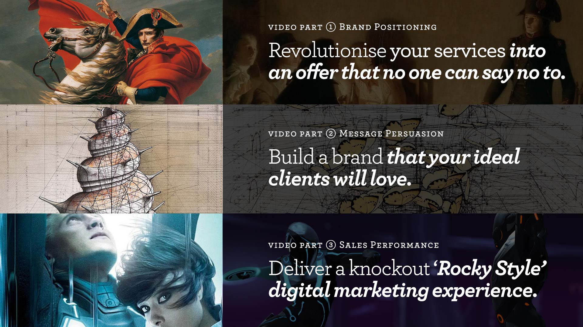 Your business goal (that is, making money) is intimately tied to how well your brand can empathise with the needs of your customers. How are you going to move someone to pull out their debit card every time if you don’t wrap up your marketing copy in water tight logic with killer emotional intent?